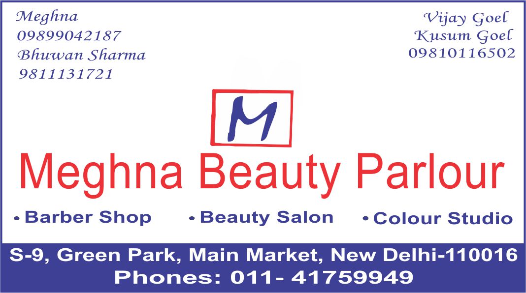MEGHNA BEAUTY PARLOUR (Green Park Unisex Salon)