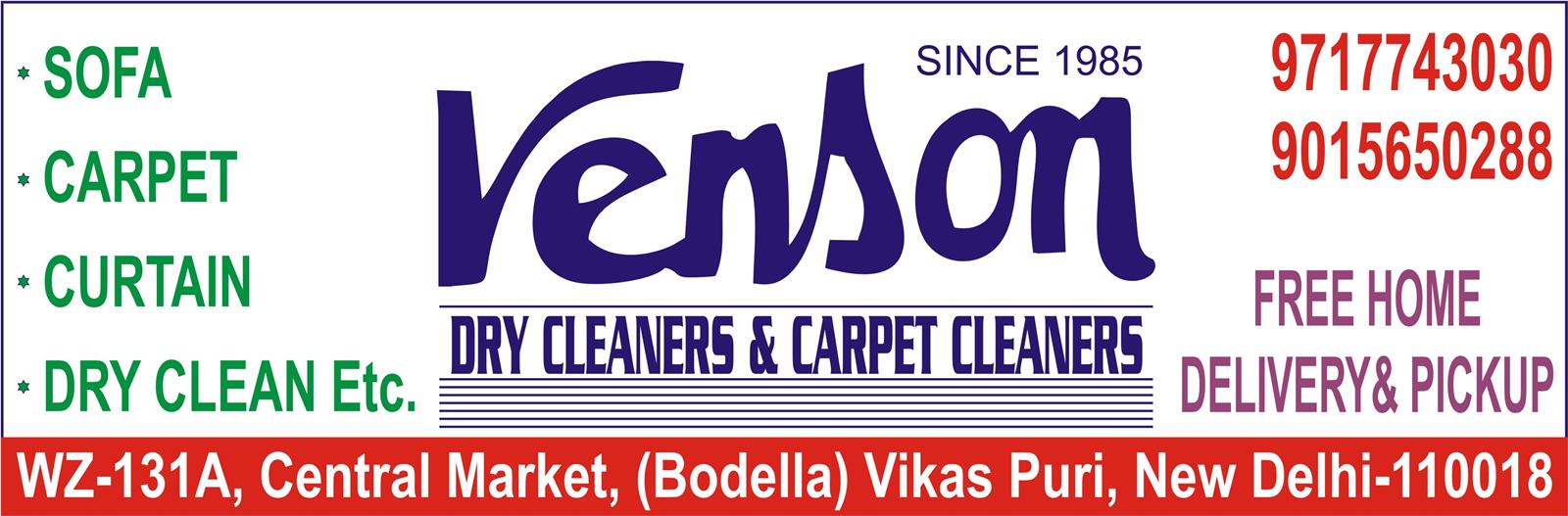 VENSON DRY CLEANERS & CARPET CLEANERS